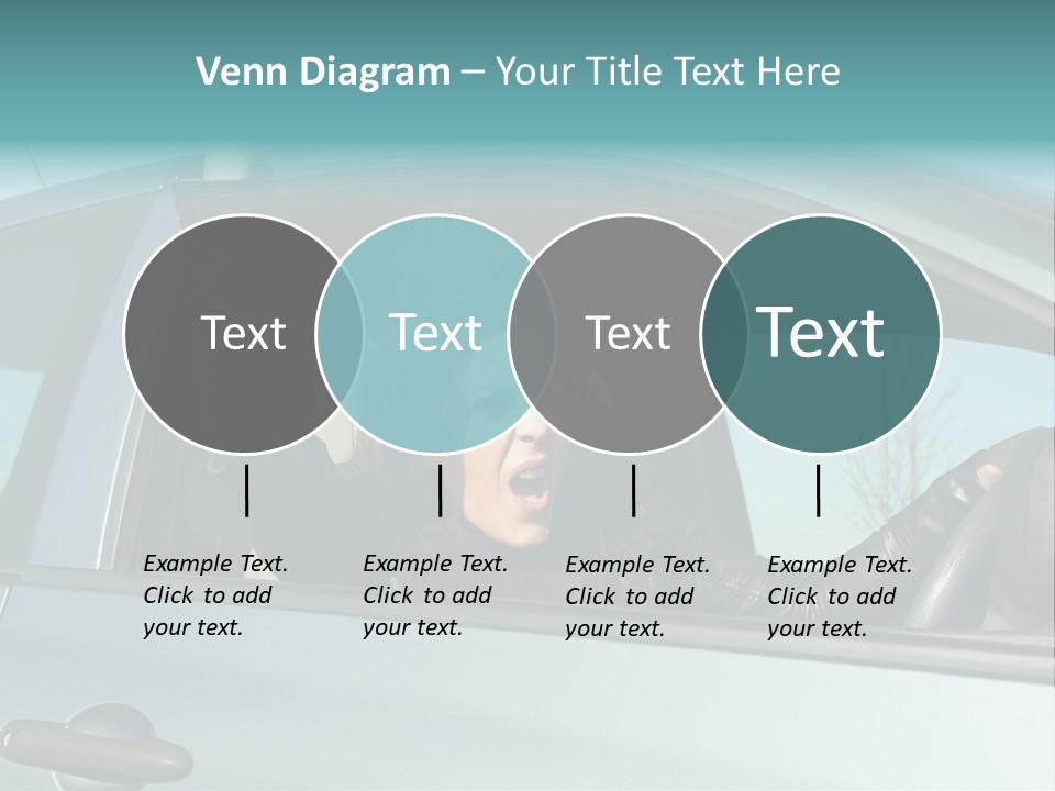 Driving Gesturing Threaten PowerPoint Template
