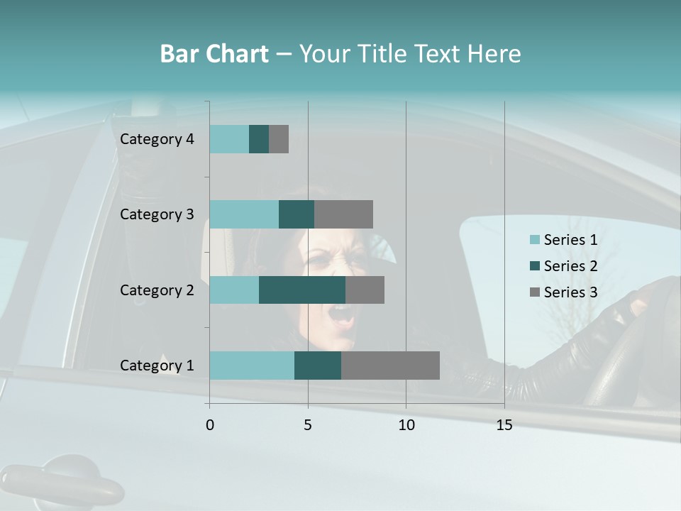 Driving Gesturing Threaten PowerPoint Template