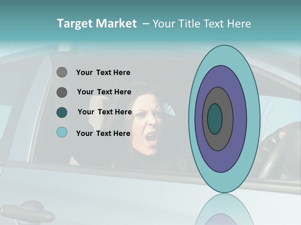 Driving Gesturing Threaten PowerPoint Template