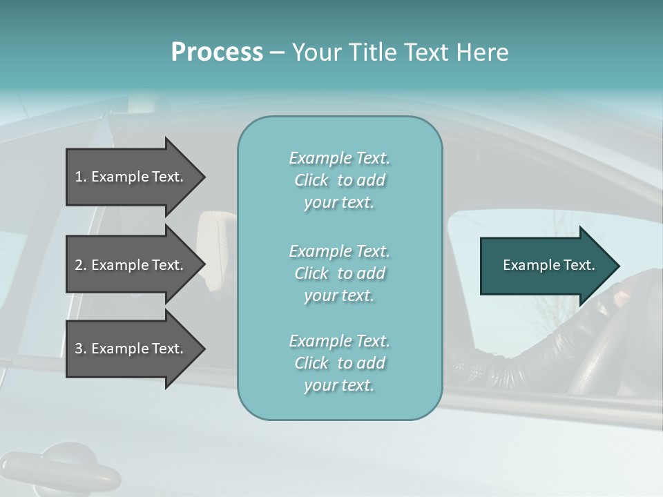 Driving Gesturing Threaten PowerPoint Template