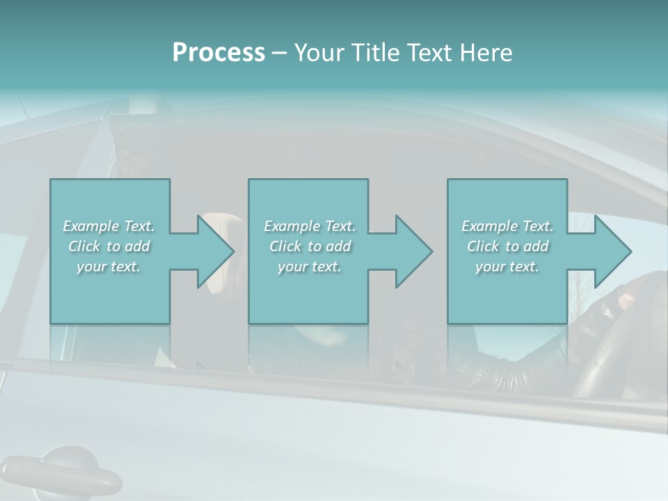 Driving Gesturing Threaten PowerPoint Template