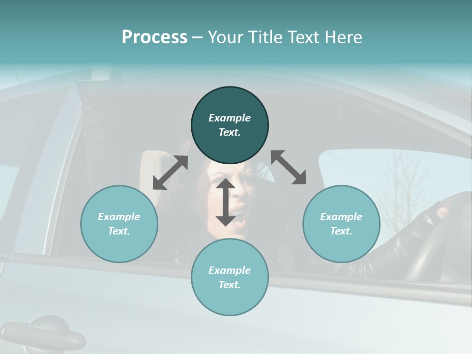 Driving Gesturing Threaten PowerPoint Template