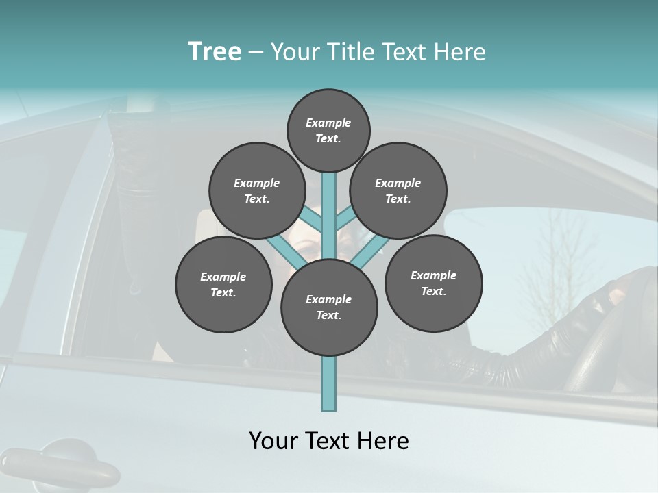Driving Gesturing Threaten PowerPoint Template