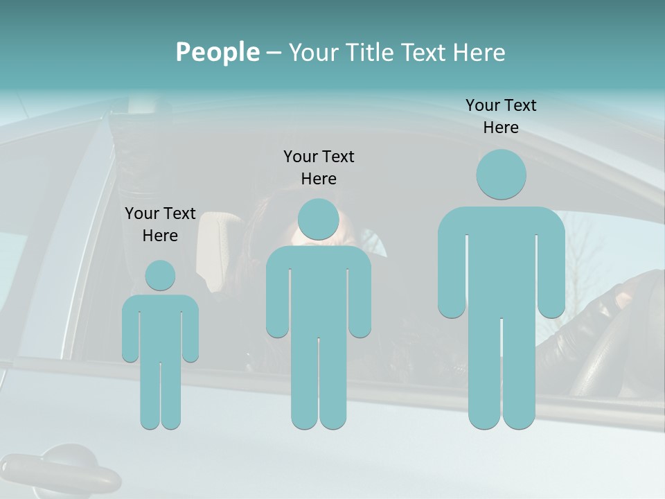 Driving Gesturing Threaten PowerPoint Template