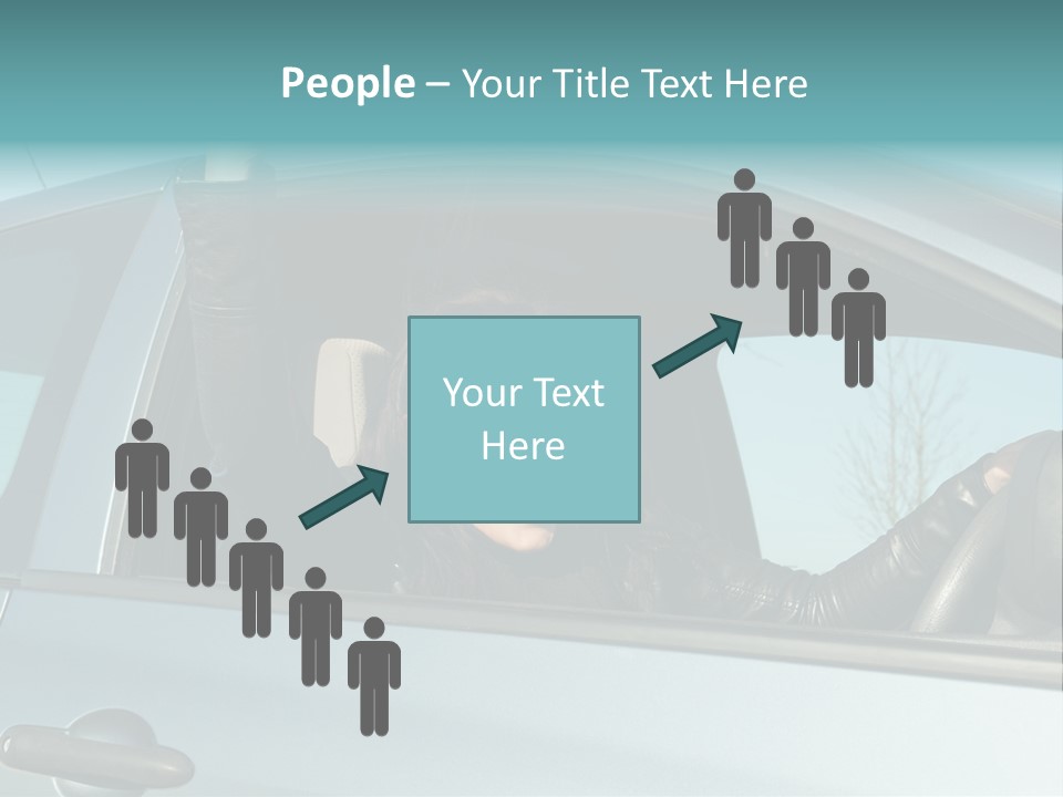 Driving Gesturing Threaten PowerPoint Template