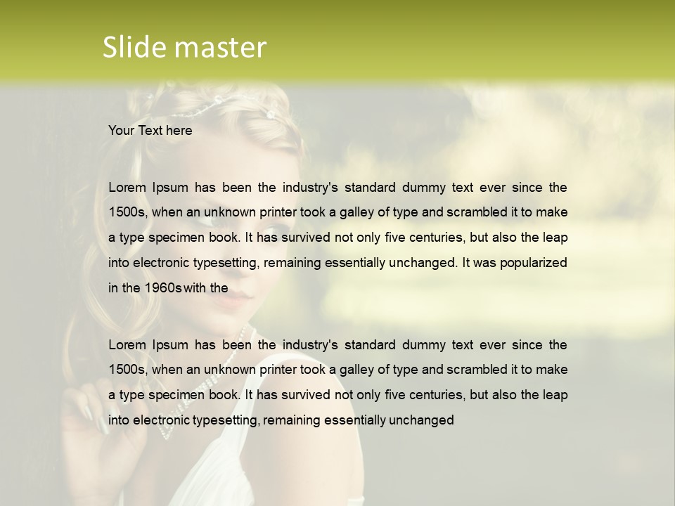 Day Inlove Portrait PowerPoint Template