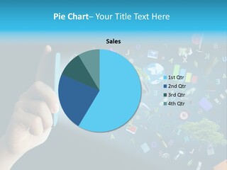 Book Touchscreen Tree PowerPoint Template