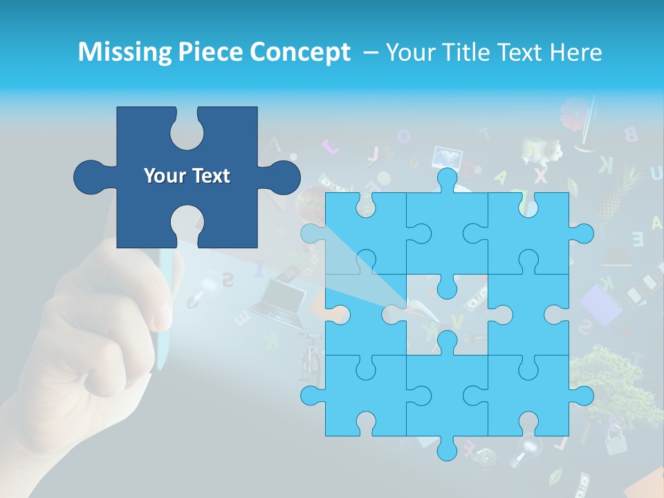 Book Touchscreen Tree PowerPoint Template