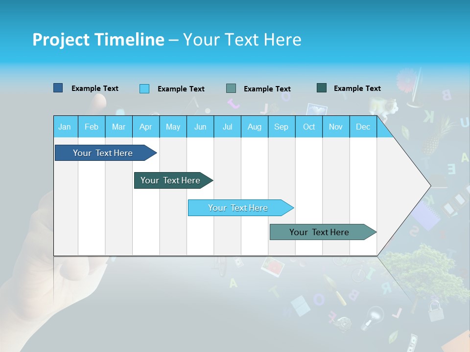 Book Touchscreen Tree PowerPoint Template
