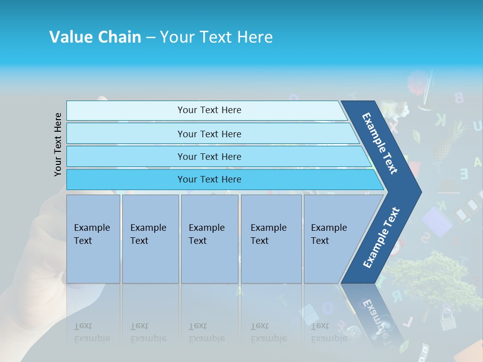Book Touchscreen Tree PowerPoint Template