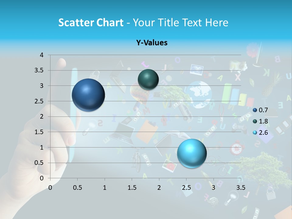 Book Touchscreen Tree PowerPoint Template