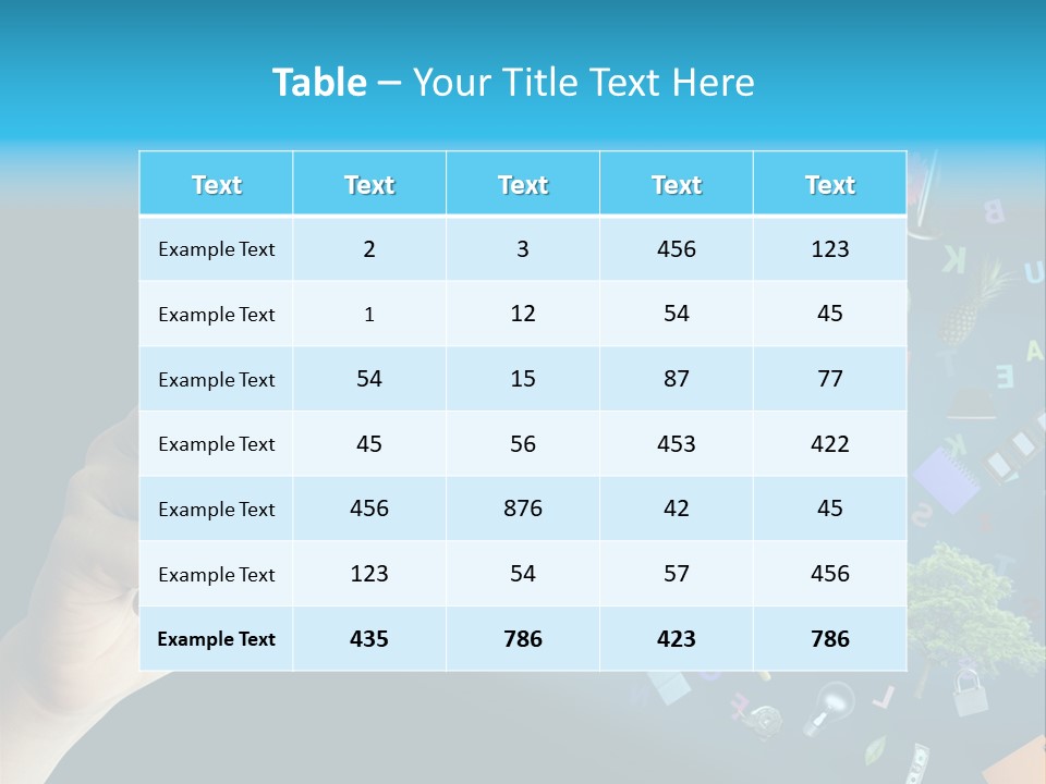 Book Touchscreen Tree PowerPoint Template