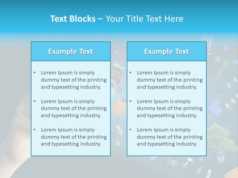 Book Touchscreen Tree PowerPoint Template