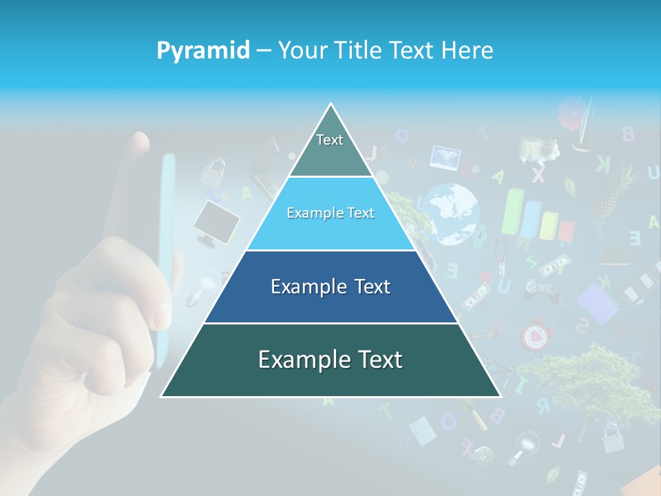 Book Touchscreen Tree PowerPoint Template
