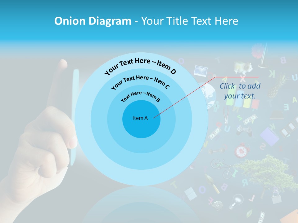 Book Touchscreen Tree PowerPoint Template