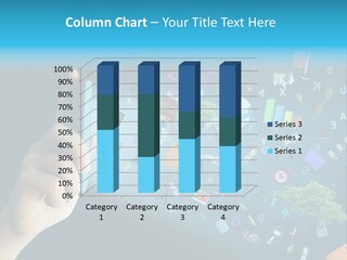 Book Touchscreen Tree PowerPoint Template