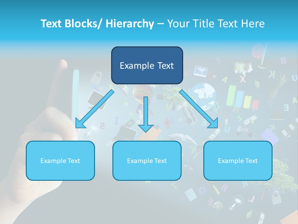 Book Touchscreen Tree PowerPoint Template