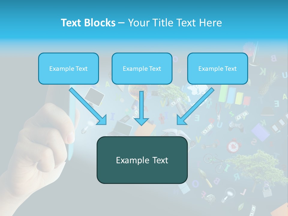 Book Touchscreen Tree PowerPoint Template