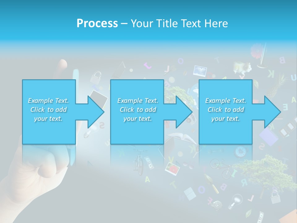 Book Touchscreen Tree PowerPoint Template