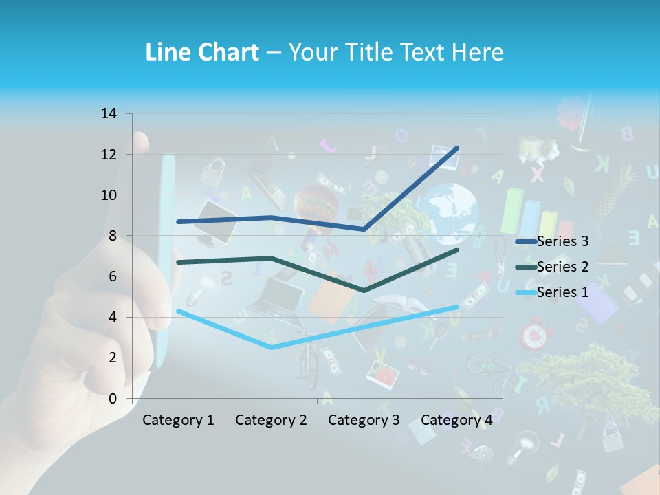 Book Touchscreen Tree PowerPoint Template