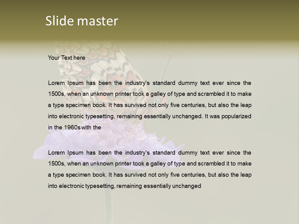 Didyma Creature Environment PowerPoint Template