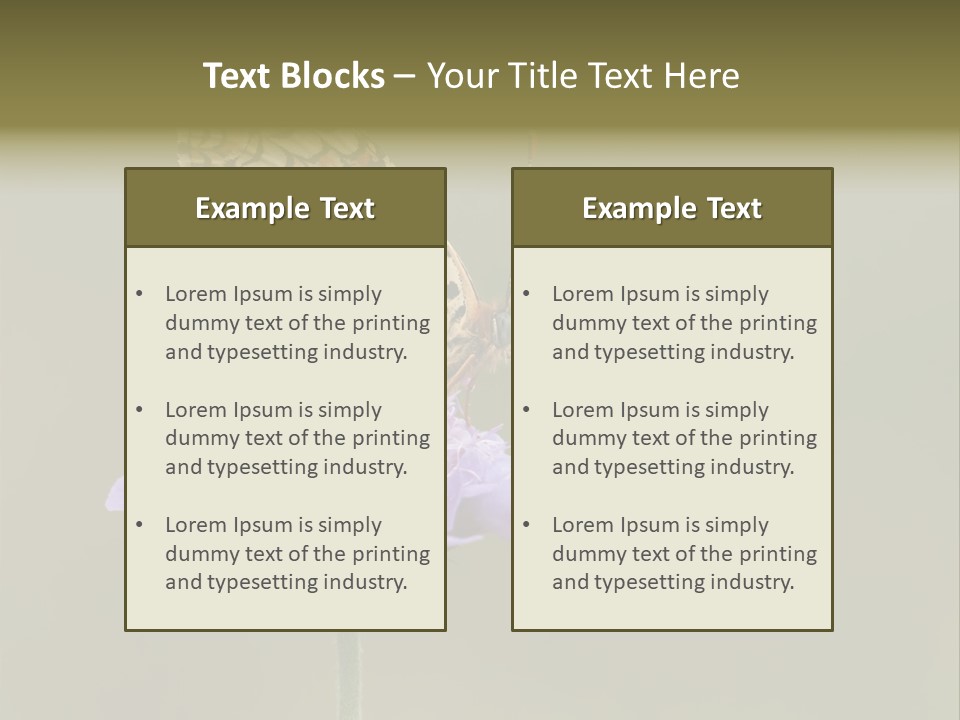Didyma Creature Environment PowerPoint Template
