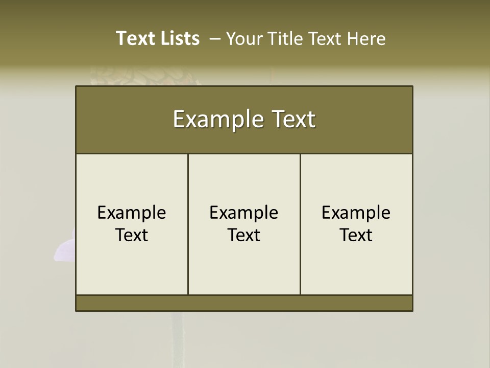 Didyma Creature Environment PowerPoint Template