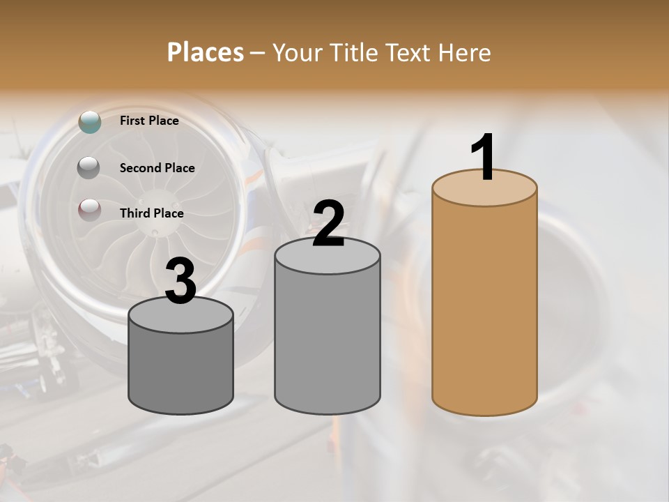 Aircraft Exhibition Exterior PowerPoint Template