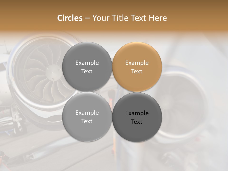 Aircraft Exhibition Exterior PowerPoint Template