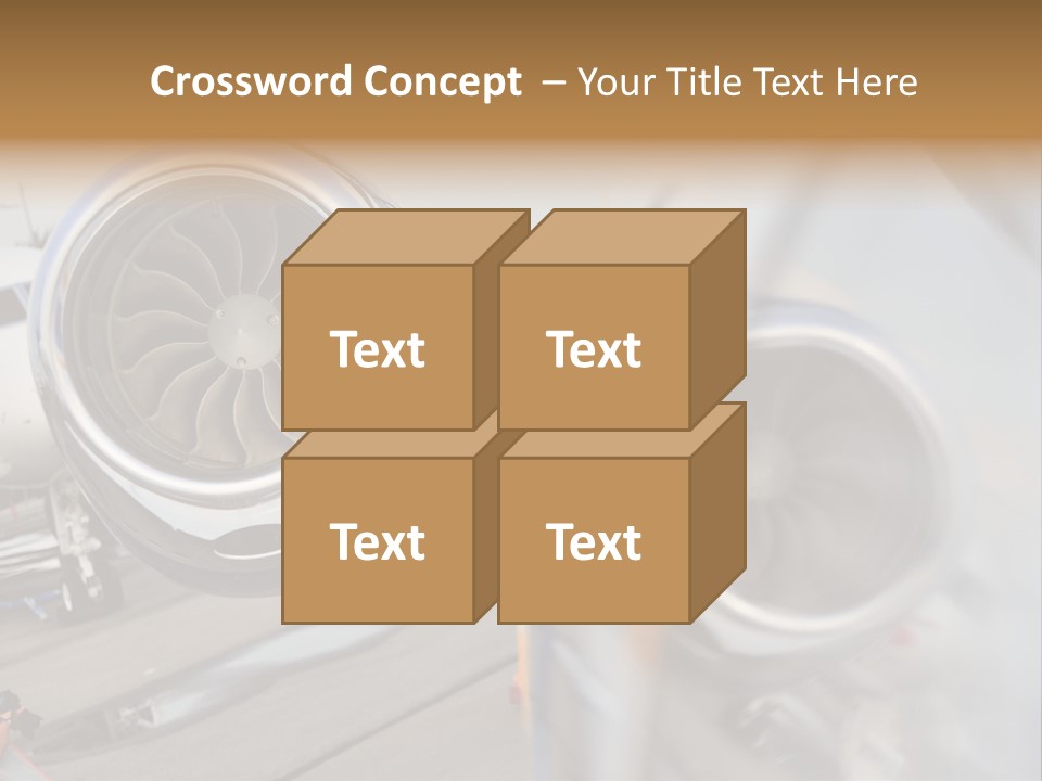 Aircraft Exhibition Exterior PowerPoint Template