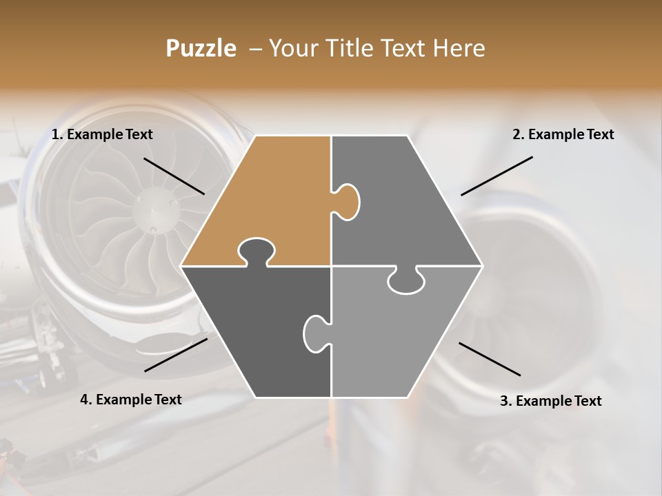 Aircraft Exhibition Exterior PowerPoint Template