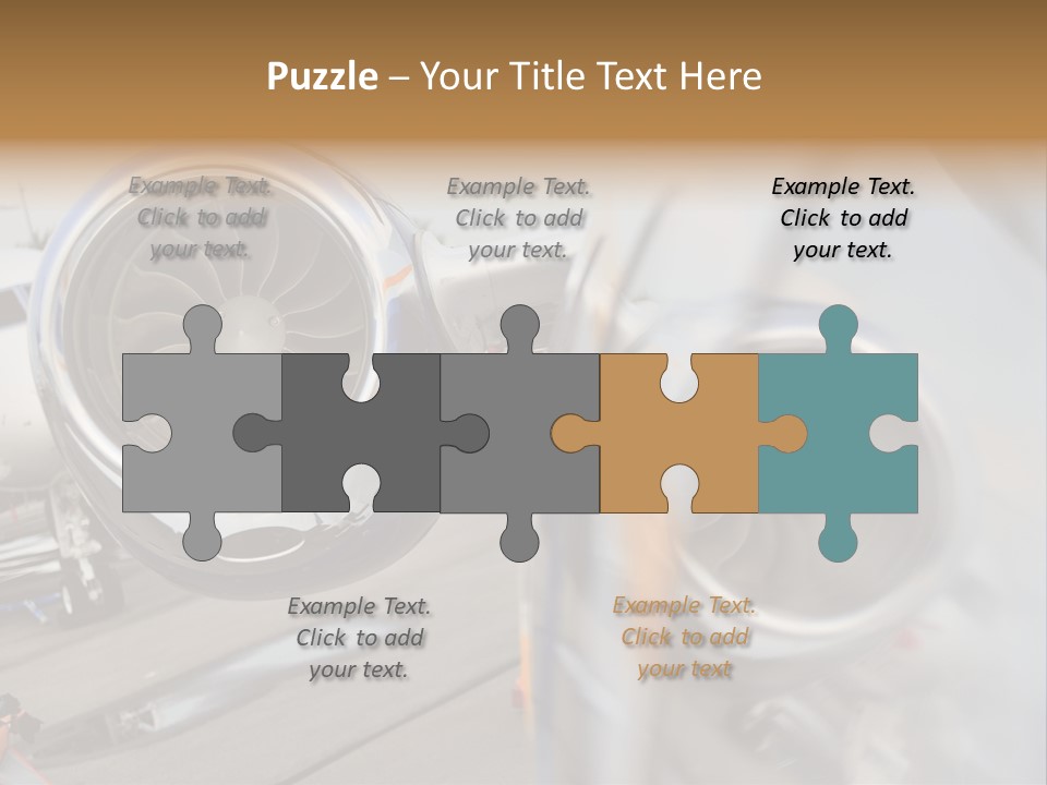 Aircraft Exhibition Exterior PowerPoint Template