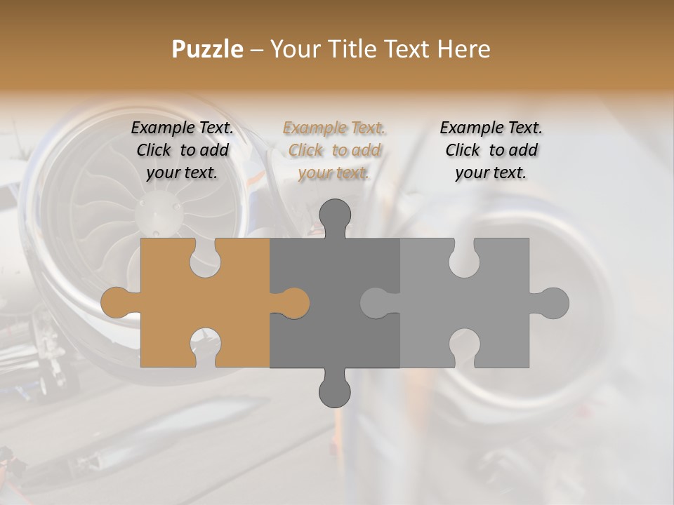 Aircraft Exhibition Exterior PowerPoint Template