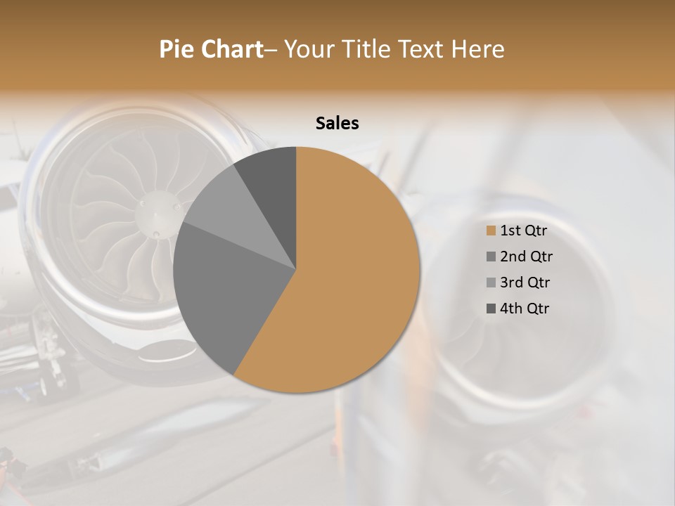 Aircraft Exhibition Exterior PowerPoint Template