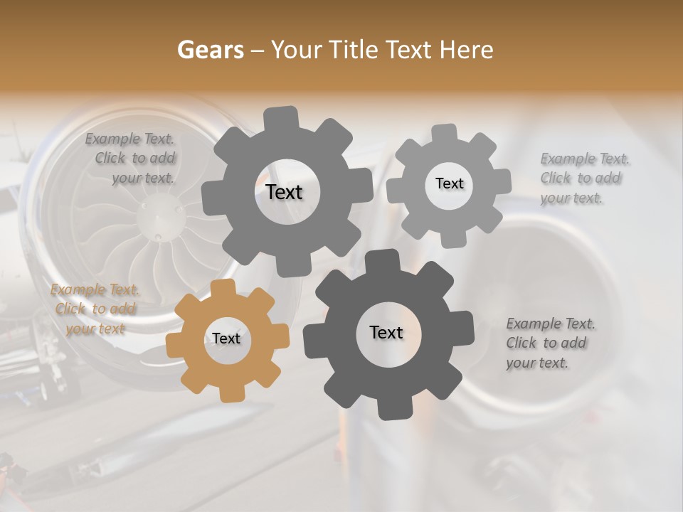 Aircraft Exhibition Exterior PowerPoint Template