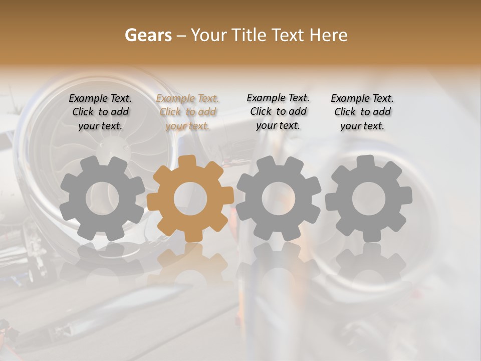 Aircraft Exhibition Exterior PowerPoint Template