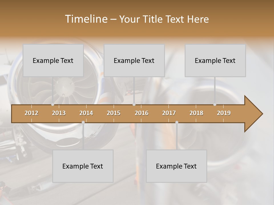 Aircraft Exhibition Exterior PowerPoint Template
