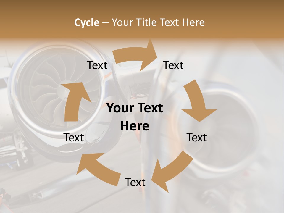 Aircraft Exhibition Exterior PowerPoint Template