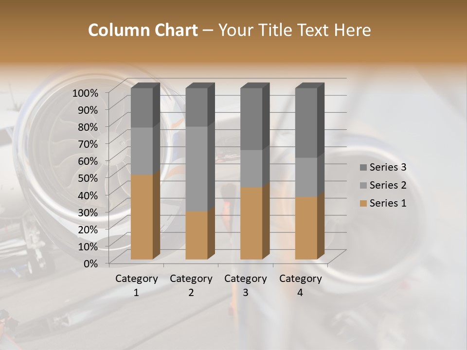 Aircraft Exhibition Exterior PowerPoint Template