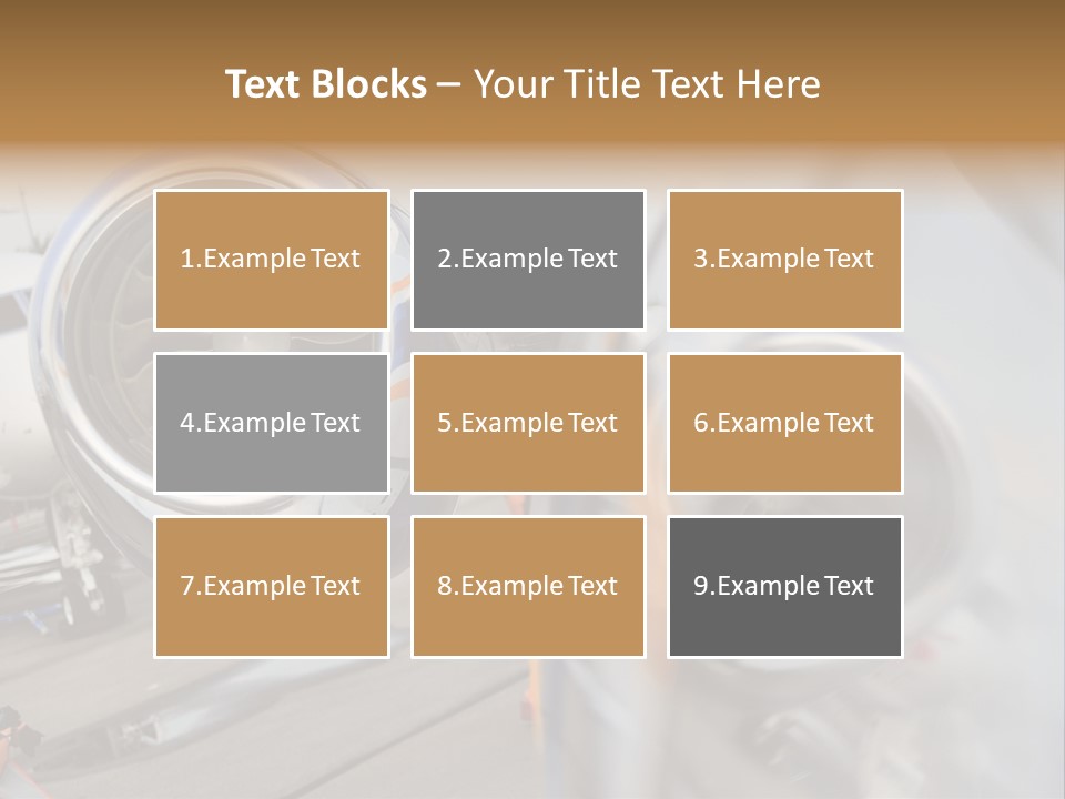 Aircraft Exhibition Exterior PowerPoint Template