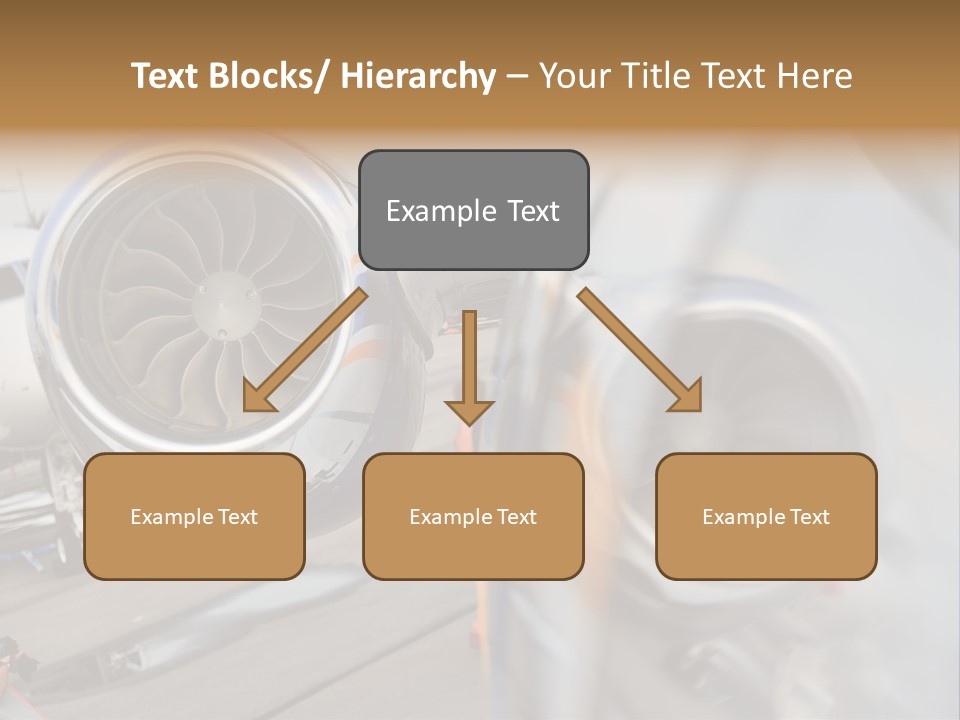 Aircraft Exhibition Exterior PowerPoint Template