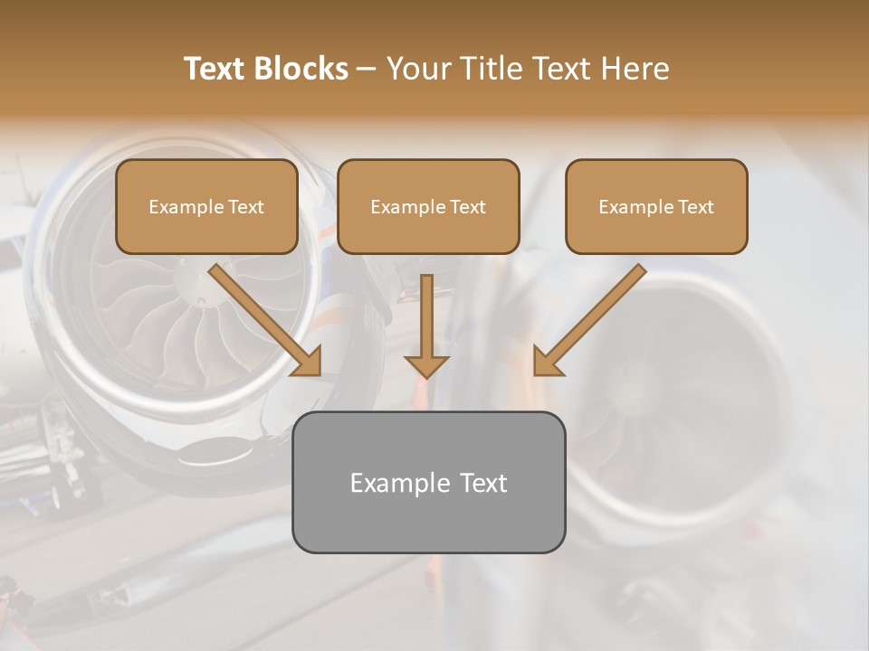 Aircraft Exhibition Exterior PowerPoint Template