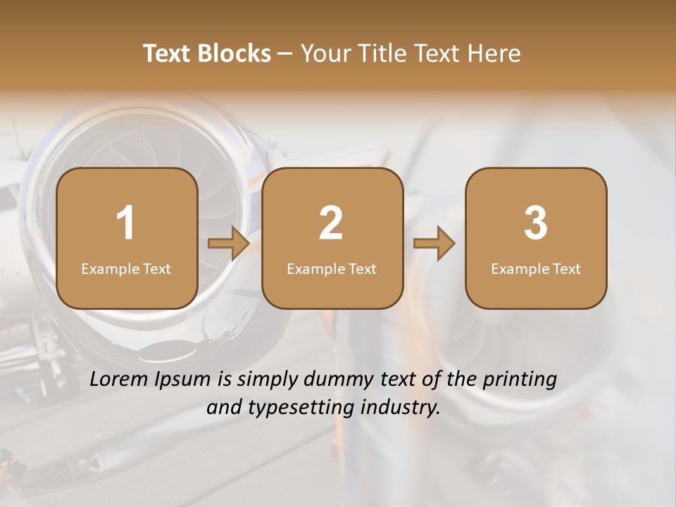 Aircraft Exhibition Exterior PowerPoint Template