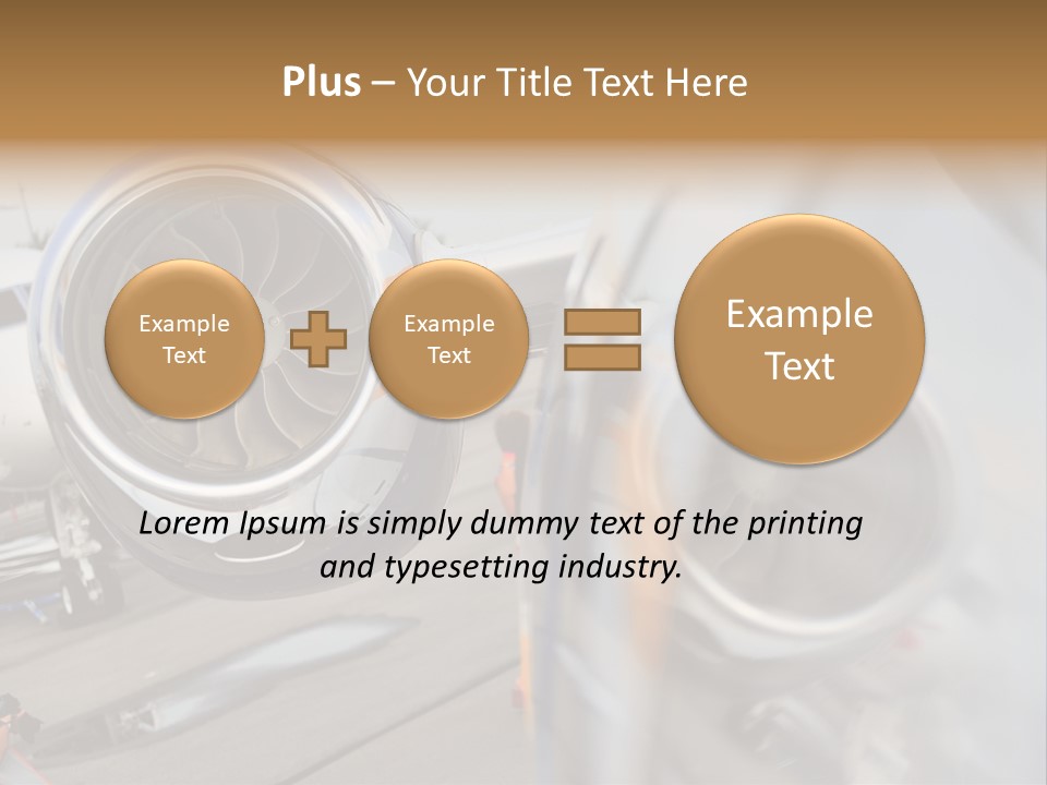 Aircraft Exhibition Exterior PowerPoint Template