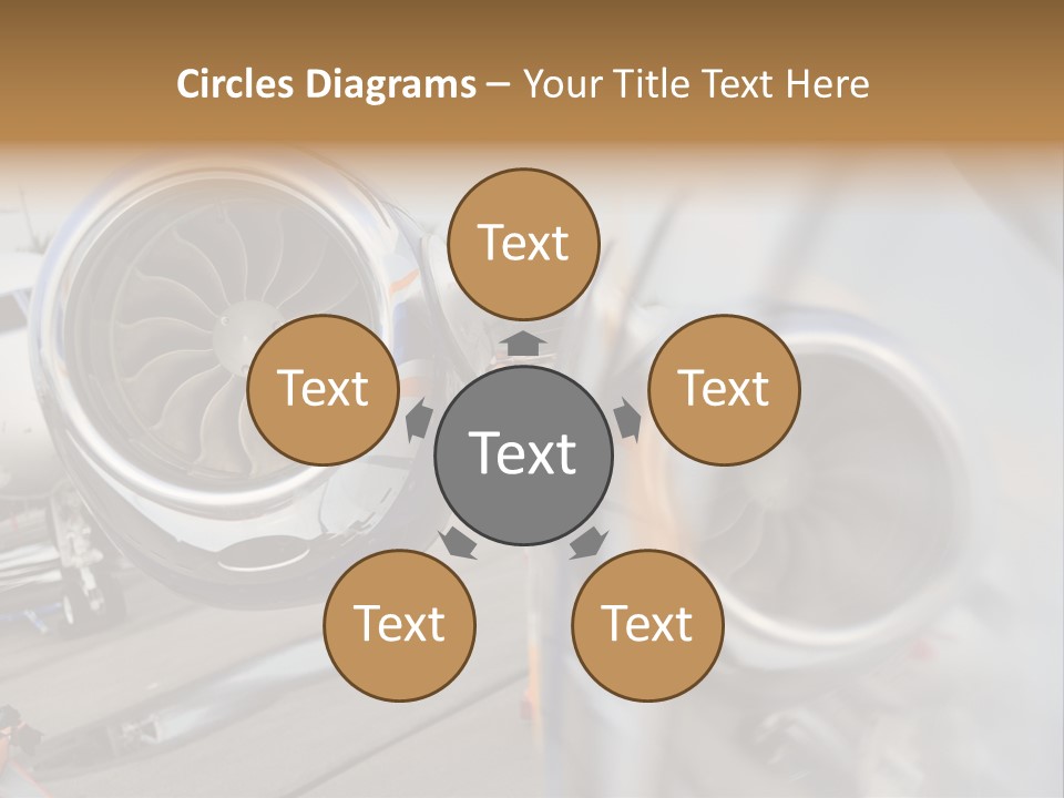 Aircraft Exhibition Exterior PowerPoint Template