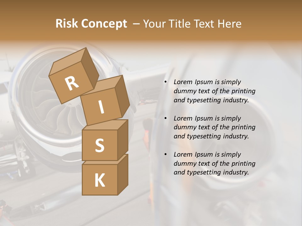 Aircraft Exhibition Exterior PowerPoint Template