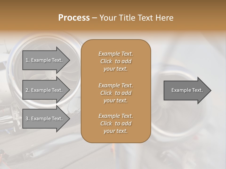 Aircraft Exhibition Exterior PowerPoint Template