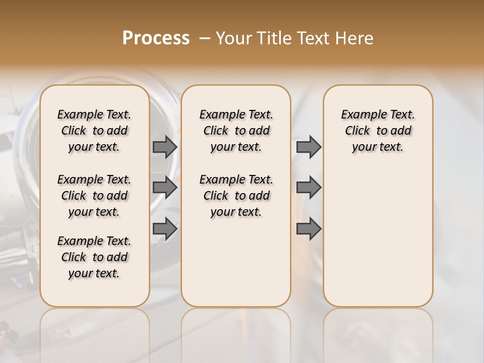 Aircraft Exhibition Exterior PowerPoint Template
