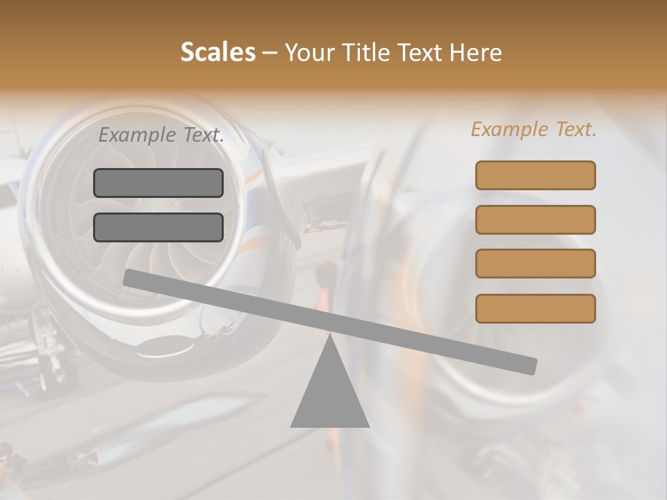 Aircraft Exhibition Exterior PowerPoint Template