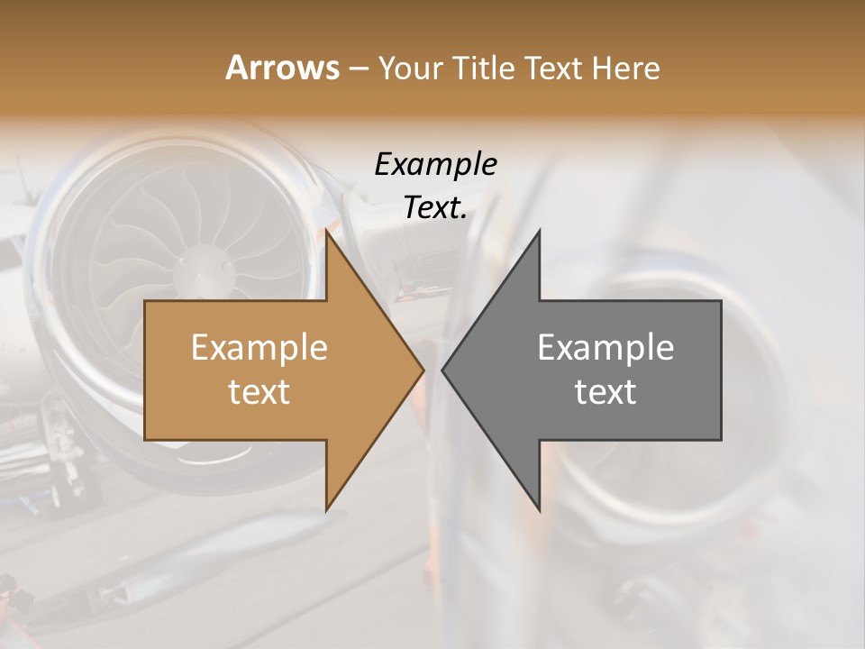 Aircraft Exhibition Exterior PowerPoint Template